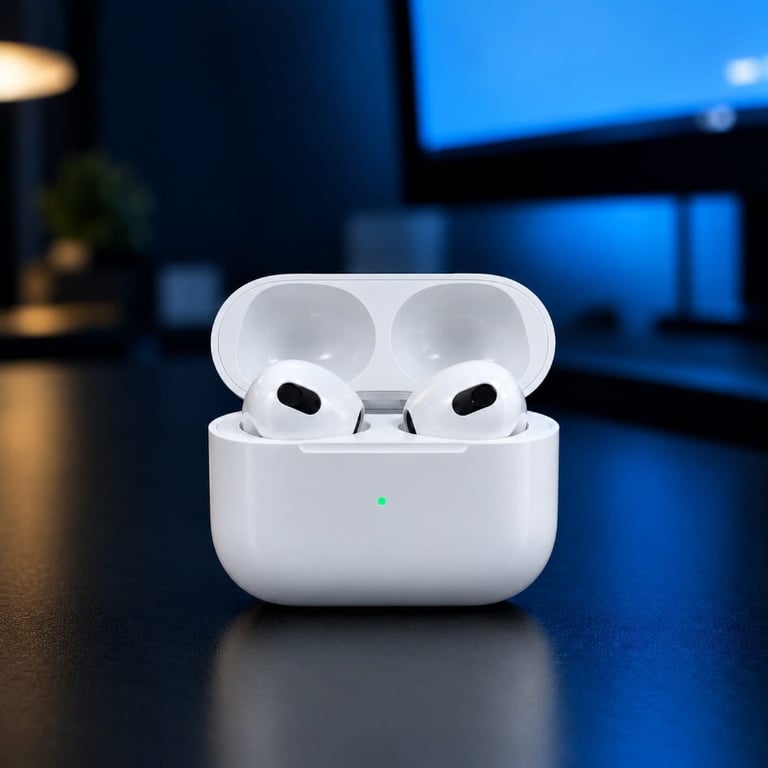 Fone De Ouvido Bluetooth Sem Fio Com Case De Carregamento Para Musica Chamadas e Uso Diario