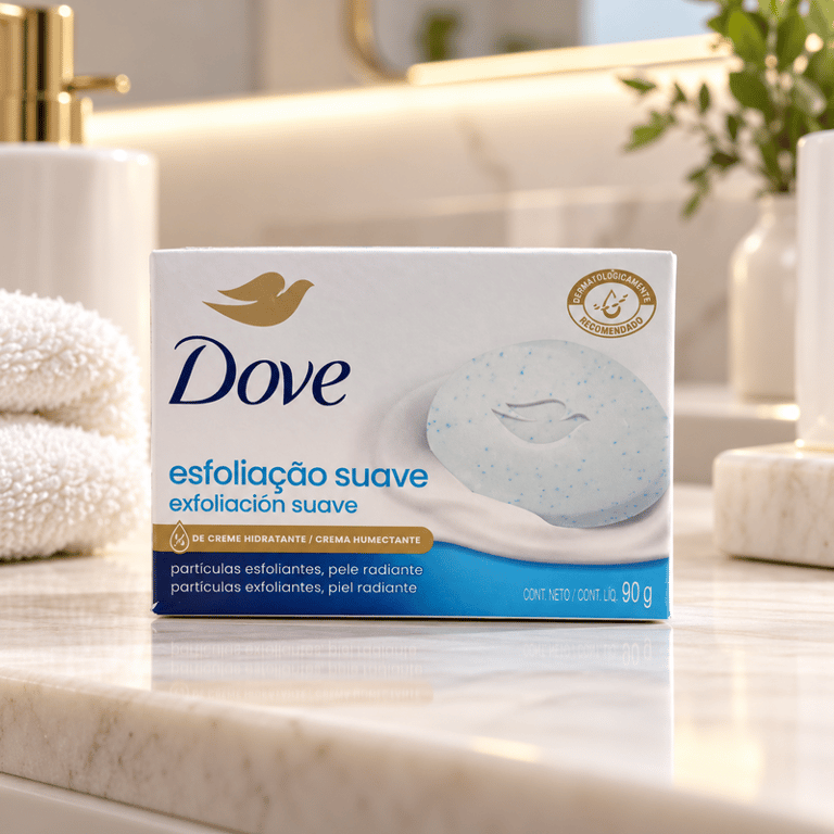 Sabonete em Barra Dove Esfoliação Suave 90g
