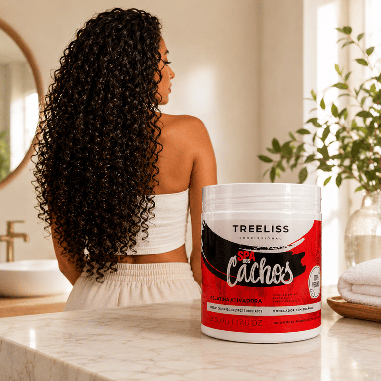 Gelatina Ativadora Modeladora Spa dos Cachos Treeliss