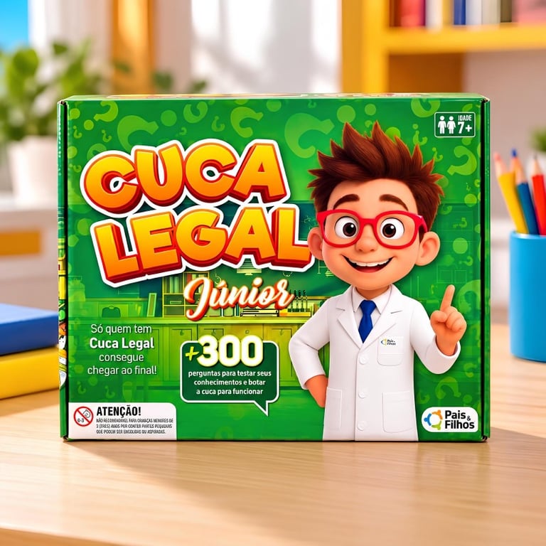 Jogo De Tabuleiro Cuca Legal Júnior – Pais & Filhos