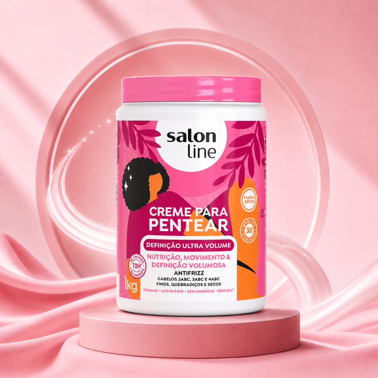 Creme Para Pentear Definição Ultra Volume Salon Line 1kg