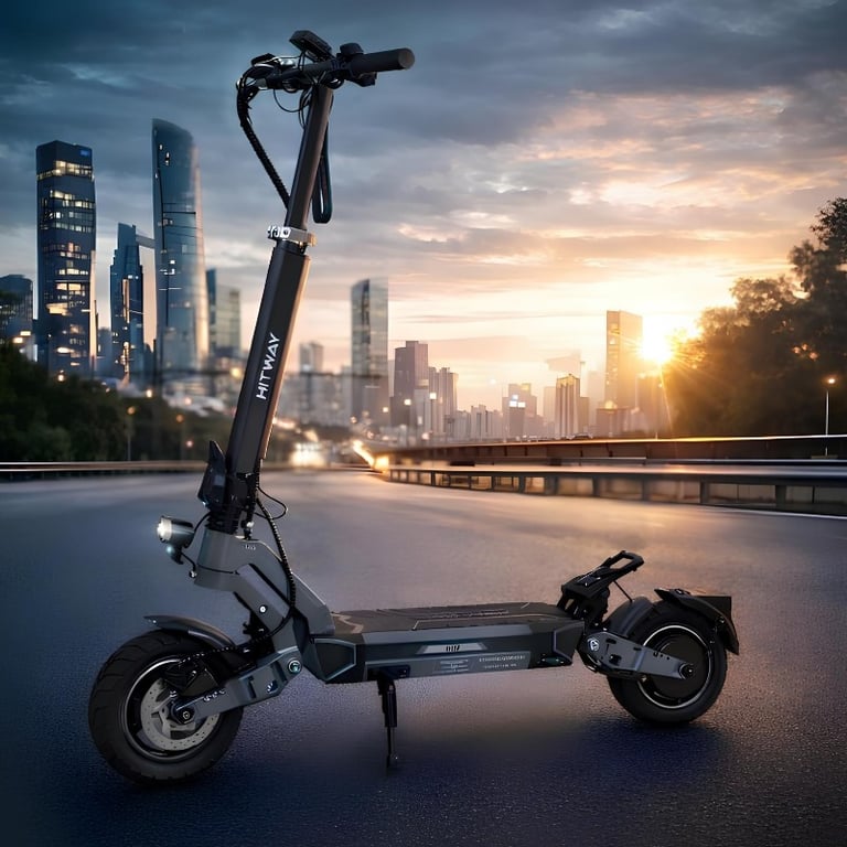 H18 Patinete Elétrico 1000W Capacidade Máxima De Peso 120kg Autonomia 80km Por Carga Bateria Lítio 