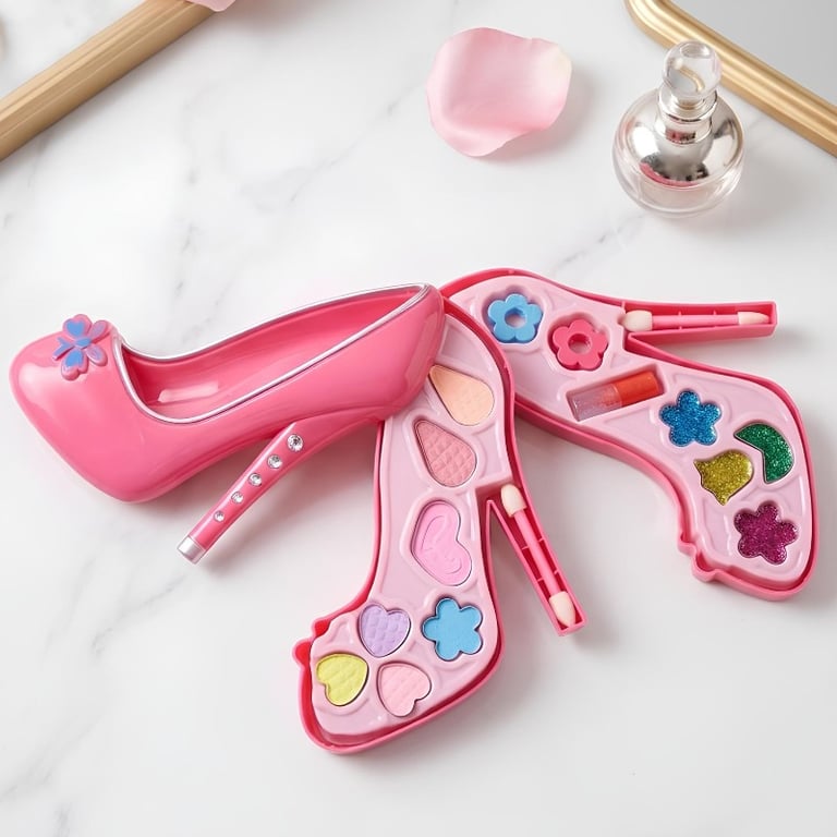 Maquiagem Para Boneca Kit Sapato De Salto Alto
