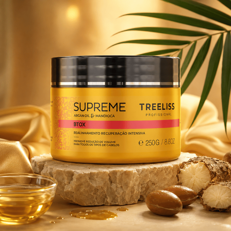 Alisamento Tratamento BTOX Realinhamento & Recuperação Intensiva Treeliss 250g