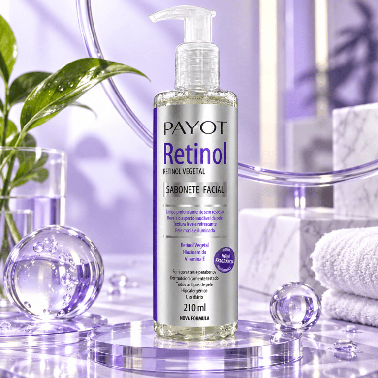 Sabonete Líquido Facial Retinol Vegetal Payot 210ml