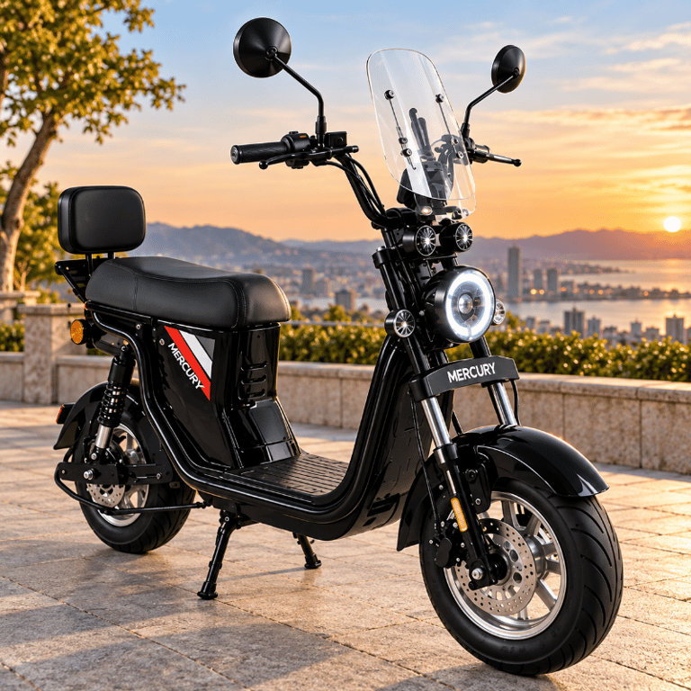 X16 Moto Elétrica Harley 1000 Watts Velocidade 32Km Bateria Lítio 60V 20AHP Autonomia 40 Á 50Km