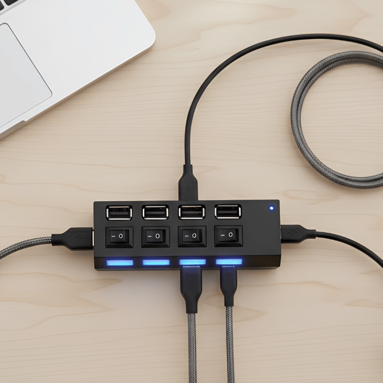 Régua Cabo Hub USB 2.0 4 Portas 