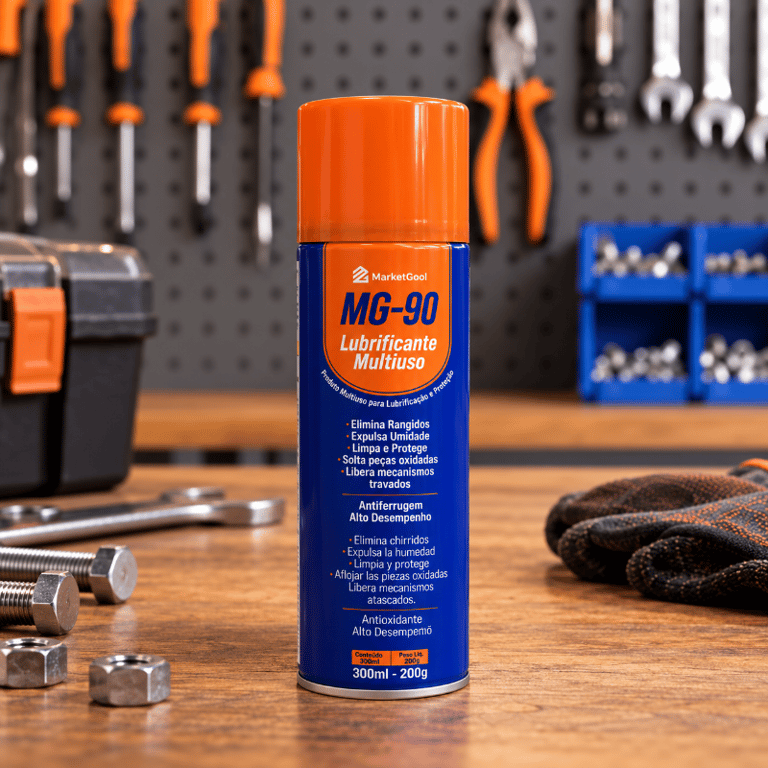 Lubrificante Spray Multiuso Protege Limpa E Lubrifica