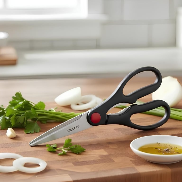 Tesoura De Cozinha Multiuso Em Aço Inoxidável