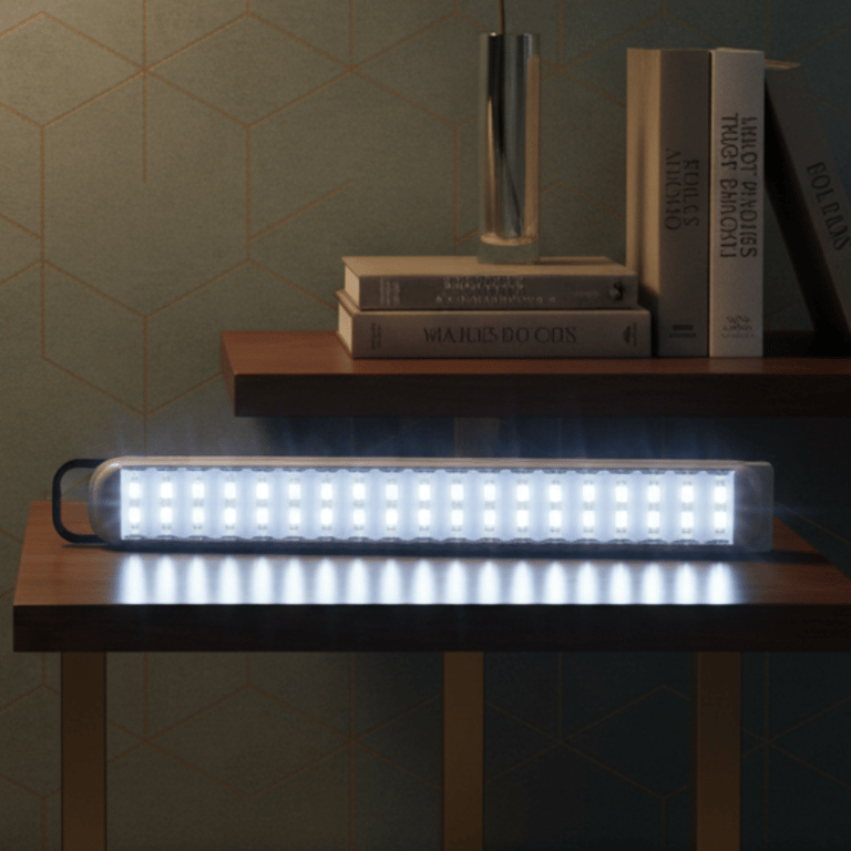 Luminária de Emergência DP LED-715 Com Bateria Recarregável