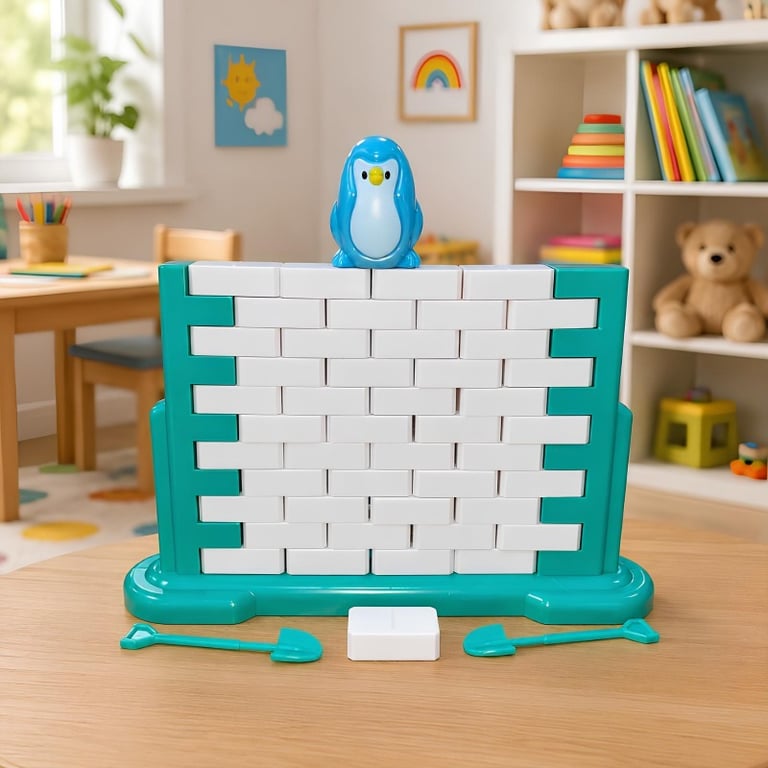 Jogo De Equilíbrio Pinguim No Paredão Pais & Filhos