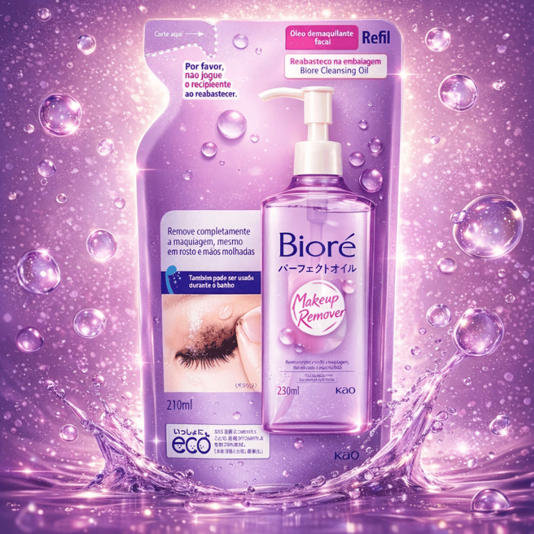Óleo Demaquilante Facial ﻿Refil Bioré 210ml