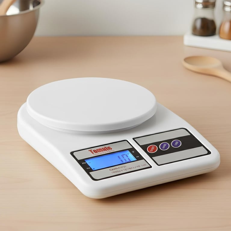 Balança Digital de Cozinha 10kg Eletrônica de Precisão 1g com Visor LCD Função Tara para Alimentos e Receitas