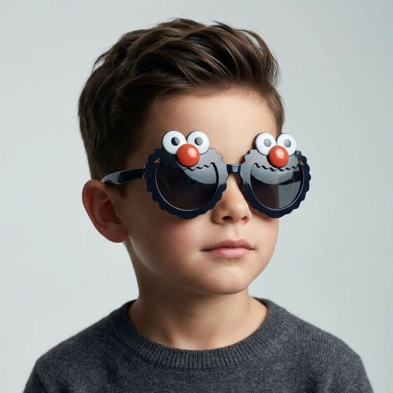 Óculos de Sol Infantil Personagem Feliz