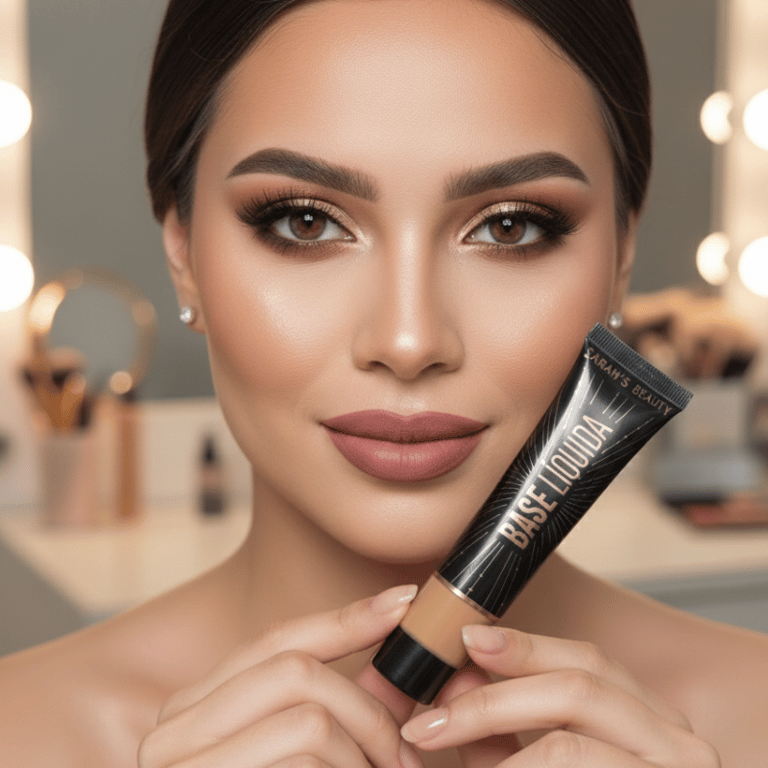 Base Líquida Tubo Flexível Sarah's Beauty 35ml
