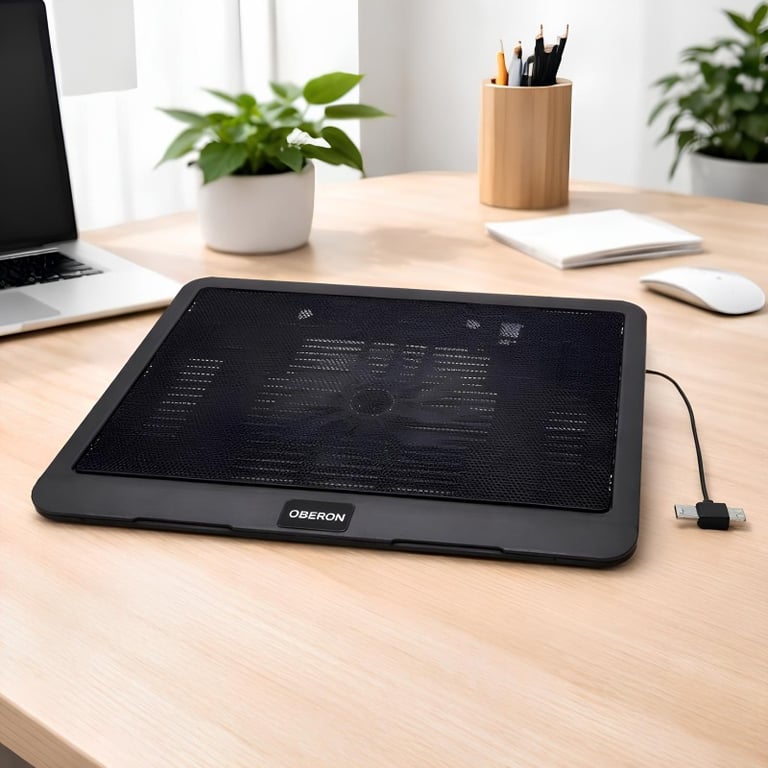 Base Cooler Para Notebook Com USB Potente E Silenciosa