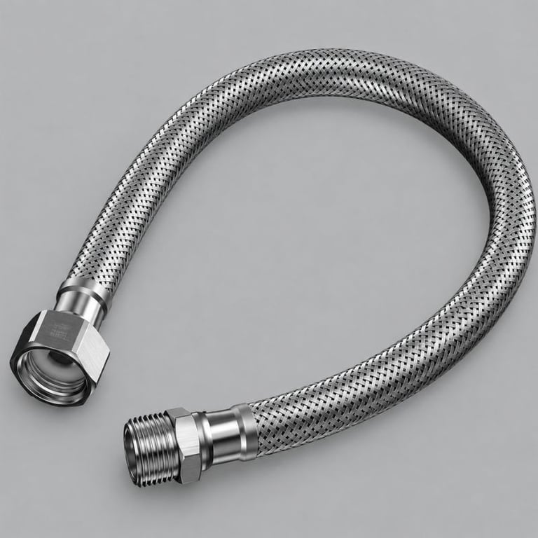 Mangueira Flexível De Aço Inox 40cm Alta Vazão
