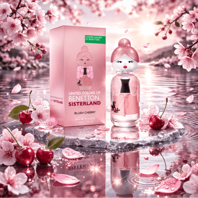 Perfume Benetton United Sisterland Blush Cherry Eau De Parfum Feminino 80ml