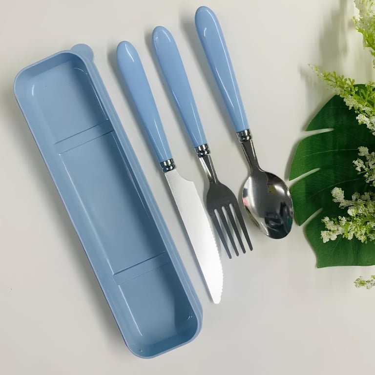Kit Talheres Inox Com Estojo 