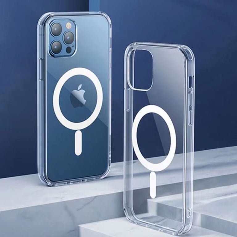 Capa Magnética Magsafe iPhone Transparente Para Carregador de Indução 