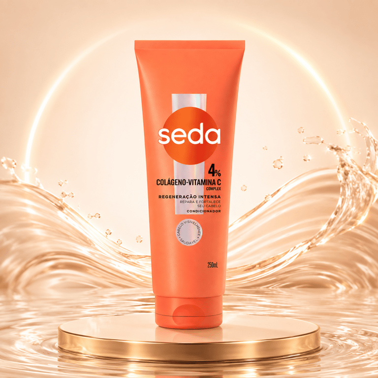 Condicionador Regeneração Intensa 4% Colágeno-Vitamina C Complex Seda 250ml