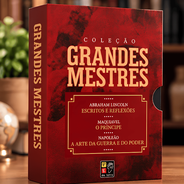 Coleção Grandes Mestres Com 3 Livros Abraham Lincoln O Príncipe E Napoleão Obras Sobre Poder Liderança Estratégia 