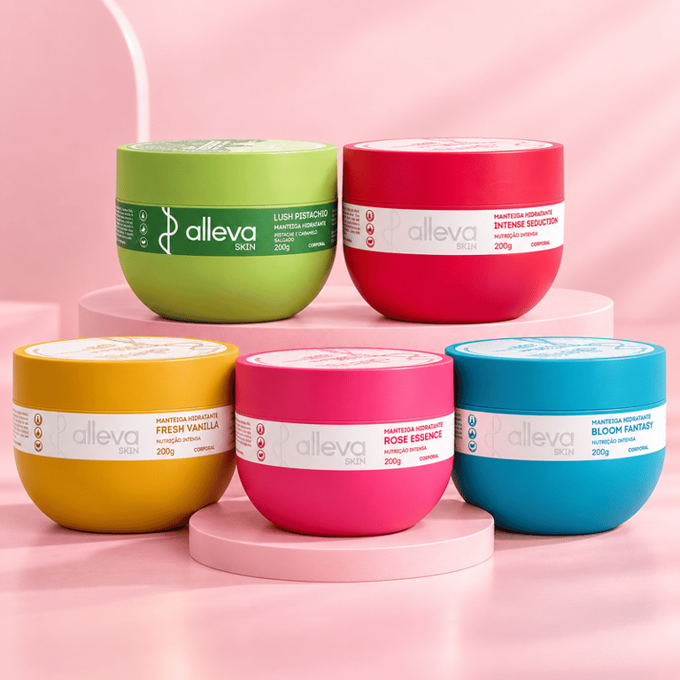 Manteiga Hidratante Corporal Alleva Skin 200g