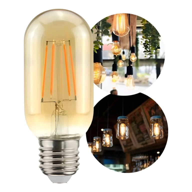 Lâmpada LED Filamento T45 E27 2300K 