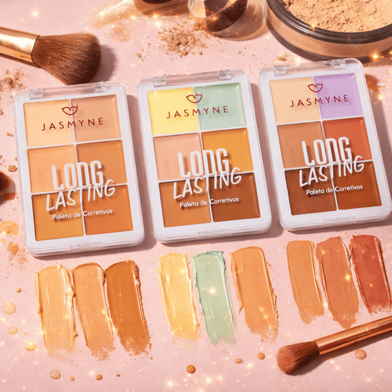 Paleta de Corretivos Long Lasting Jasmyne 7,2g