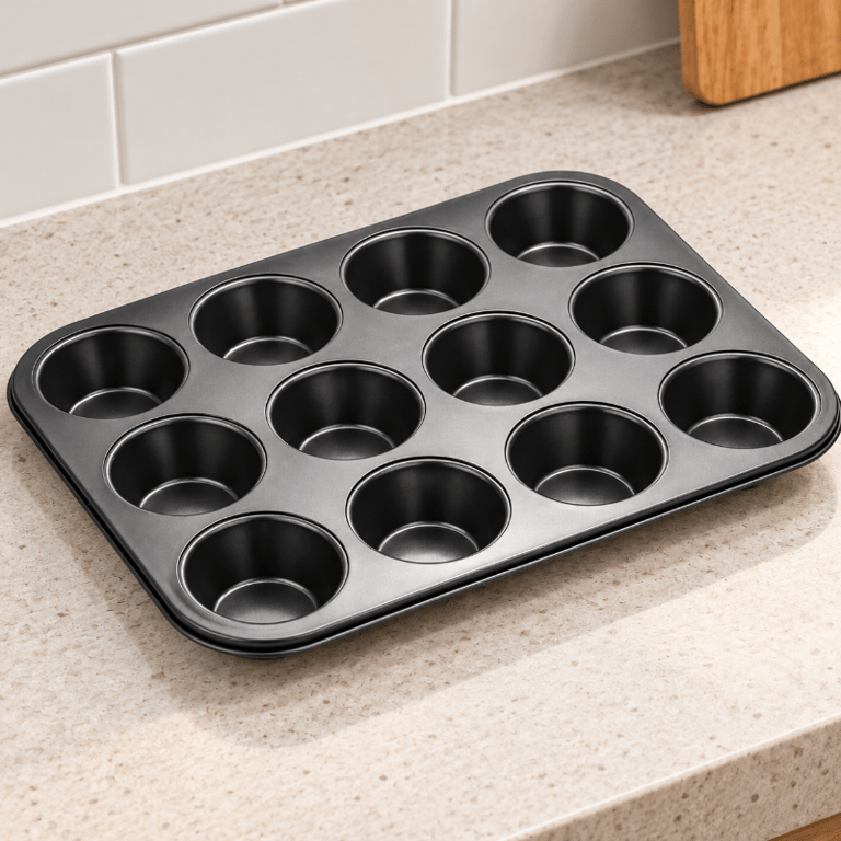 Forma Assadeira Antiaderente 12 Cavidades 35x26cm para Preparo de alimentos 