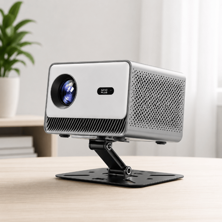Projetor Portátil M10 Plus LED Multimídia Compacto para Filmes Séries Vídeos Apresentações e Entretenimento