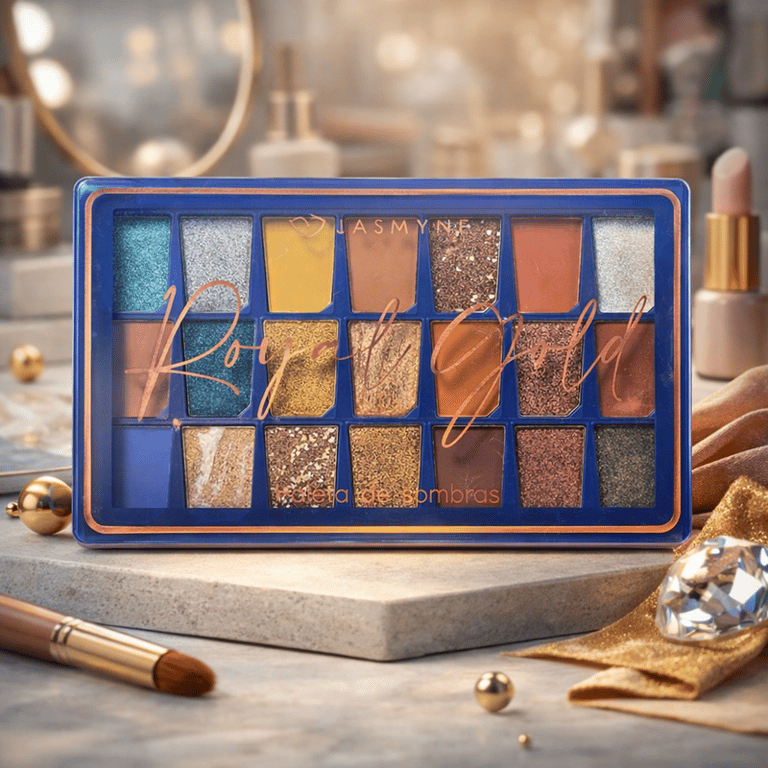 Paleta de Sombras 21 Cores Royal Gold Jasmyne 23,1g