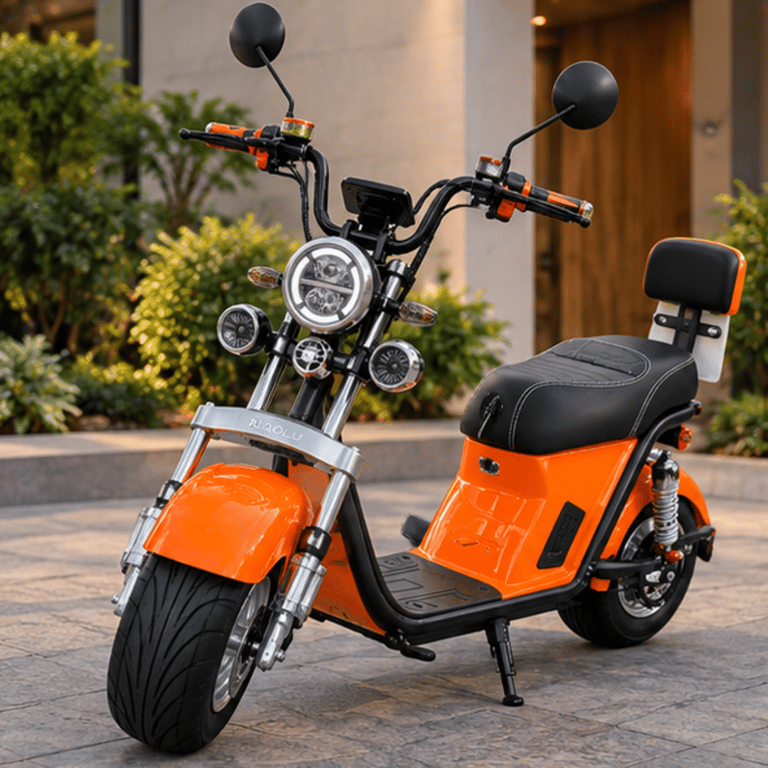 X18 Moto Elétrica Xiaolu 1000 Watts Bateria de Lítio Autonomia de 50km Por Carga Peso Máximo Suportado 200kg