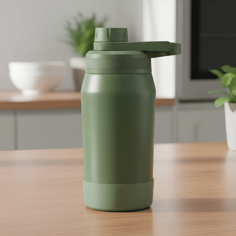 Garrafa Térmica Portátil Inox 350ML Antivazamento 