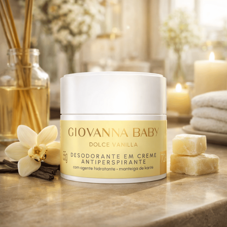 Desodorante Antitranspirante em Creme Dolce Vanilla Giovanna Baby 55g