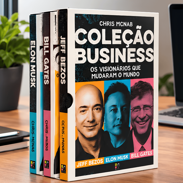Box Com 3 Livros Coleção Business Os Visionários Que Mudaram O Mundo Elon Musk Bill Gates Jeff Bezos