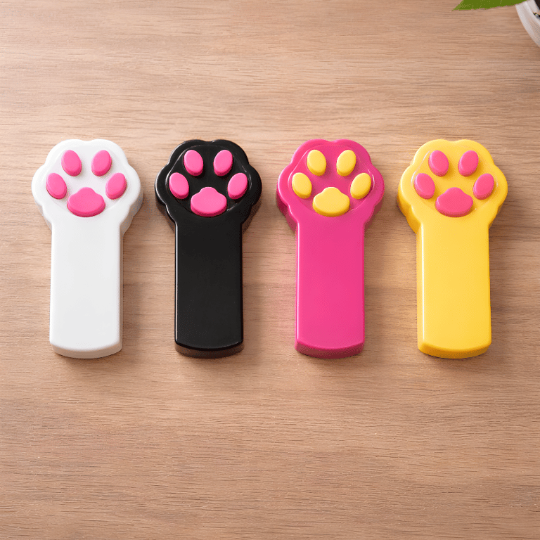 Brinquedo Interativo Laser Formato Patinha Para Gatos