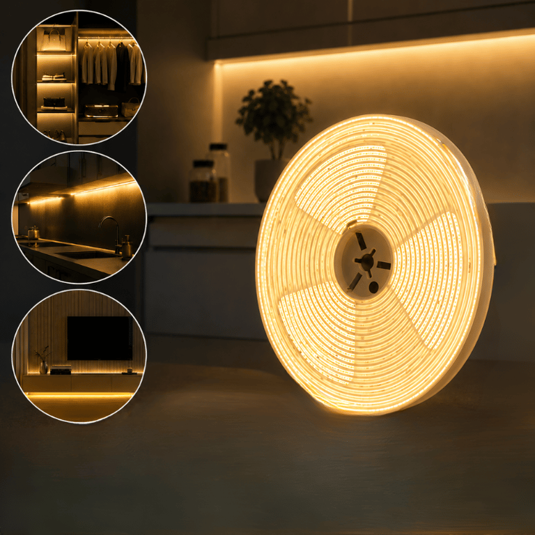 Fita Led Mangueira Ligação Direta 10M 220v Branco Quente