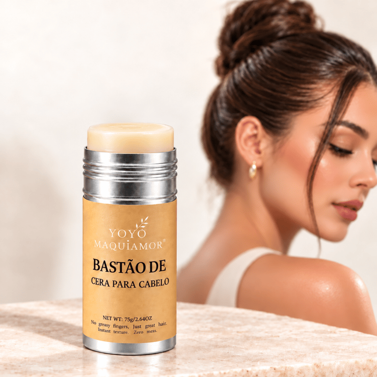 Bastão De Cera Para Cabelo Alinhado e Sem Frizz YoYo Maquiamor 75g