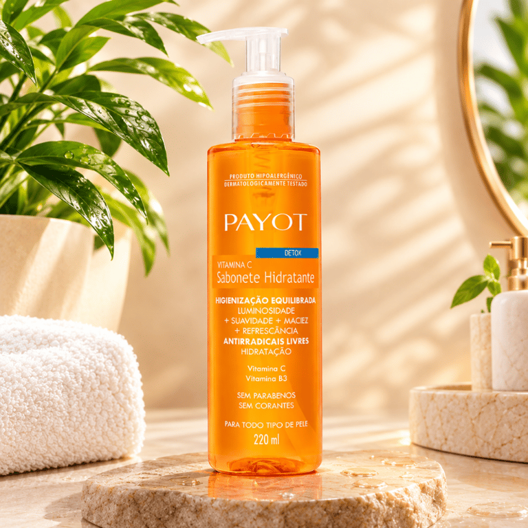 Sabonete Líquido Facial Hidratante Detox Vitamina C Payot 220ml
