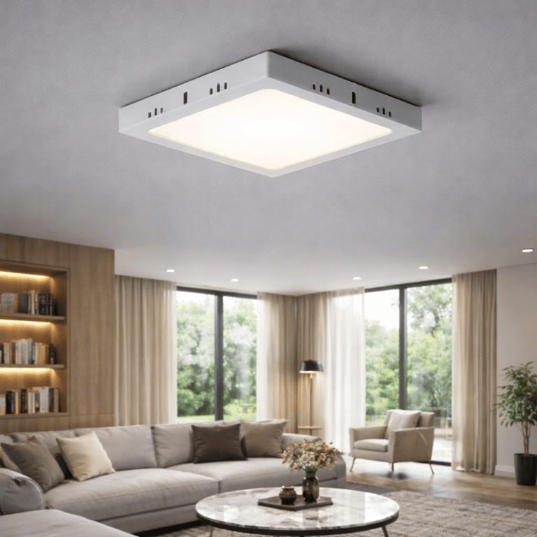 Plafon Led Quadrado Sobrepor 12w 6500k 