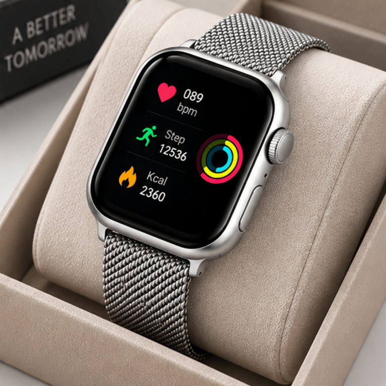 Relógio Inteligente Mini Smartwatch com Tela Touch Chamadas Bluetooth Monitoramento Cardíaco Notificações e Funções Esportivas