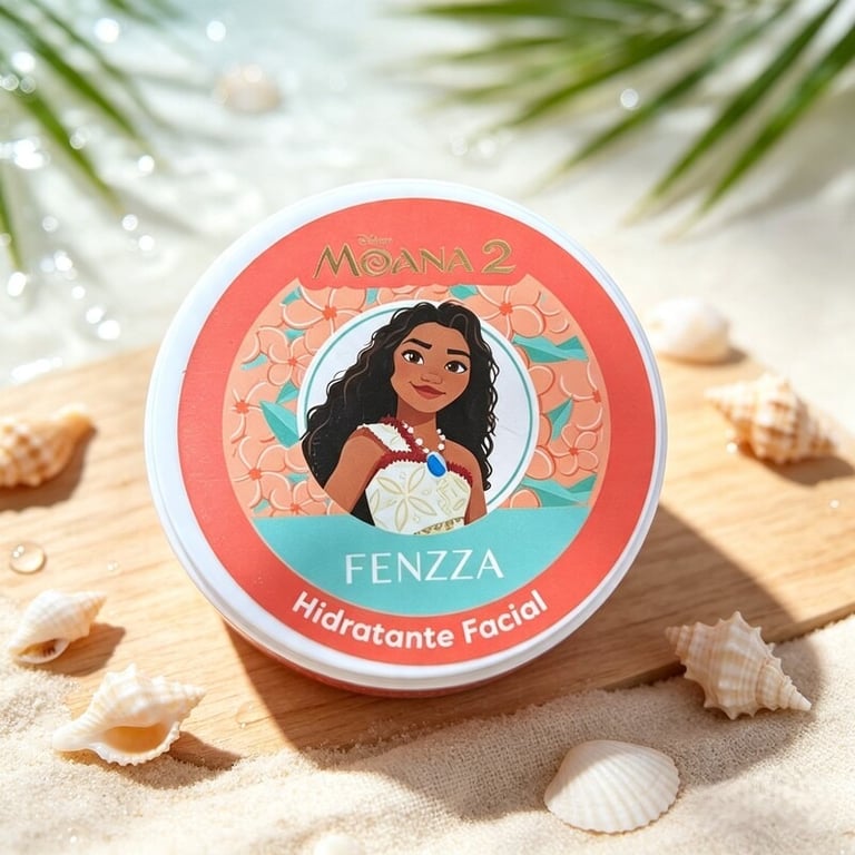 Hidratante Facial Moana 2 Disney Fenzza 30g