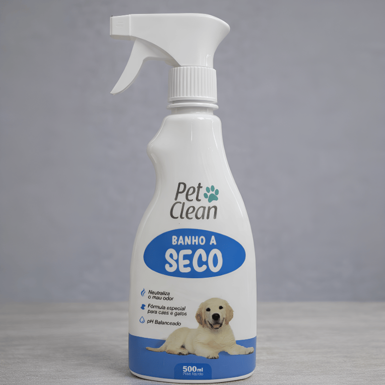 Banho A Seco Para Cães E Gatos Spray 500ml