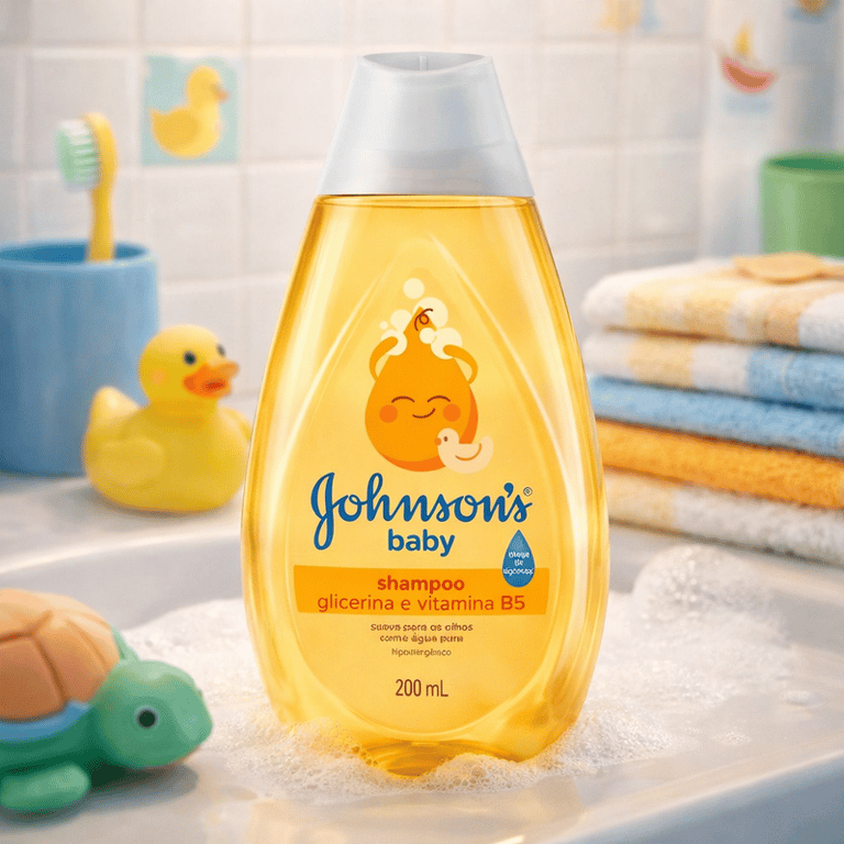 Shampoo Glicerina e Vitamina B5 Johnson's® Baby 200ml