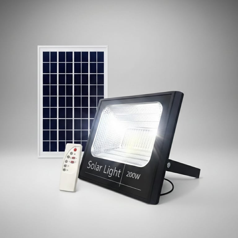 Refletor LED Solar 200w Cor 6500