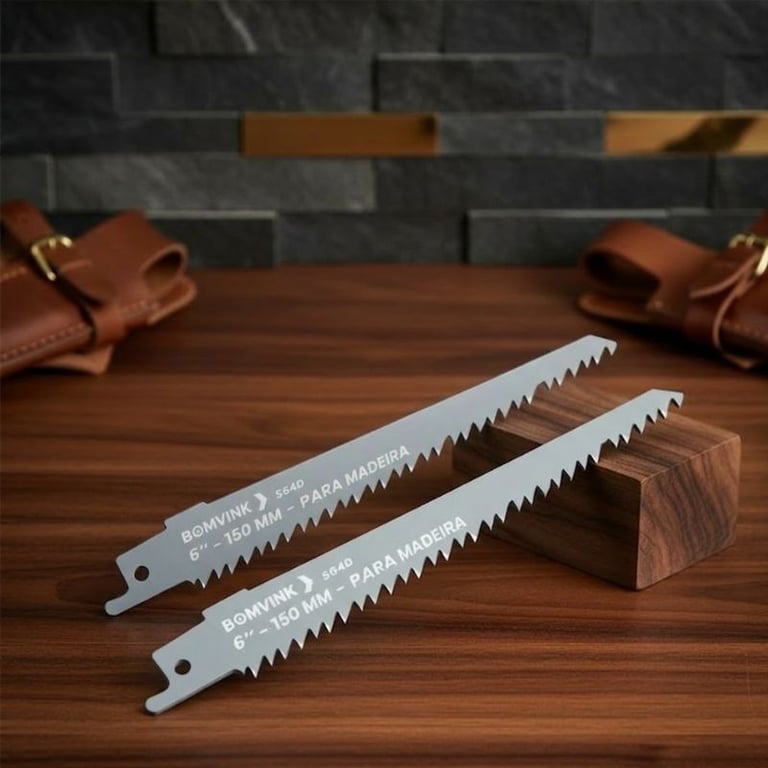 Kit Com 2 Peças De Lâmina De Serra Sabre Para Corte Rápido E Alta Resistência