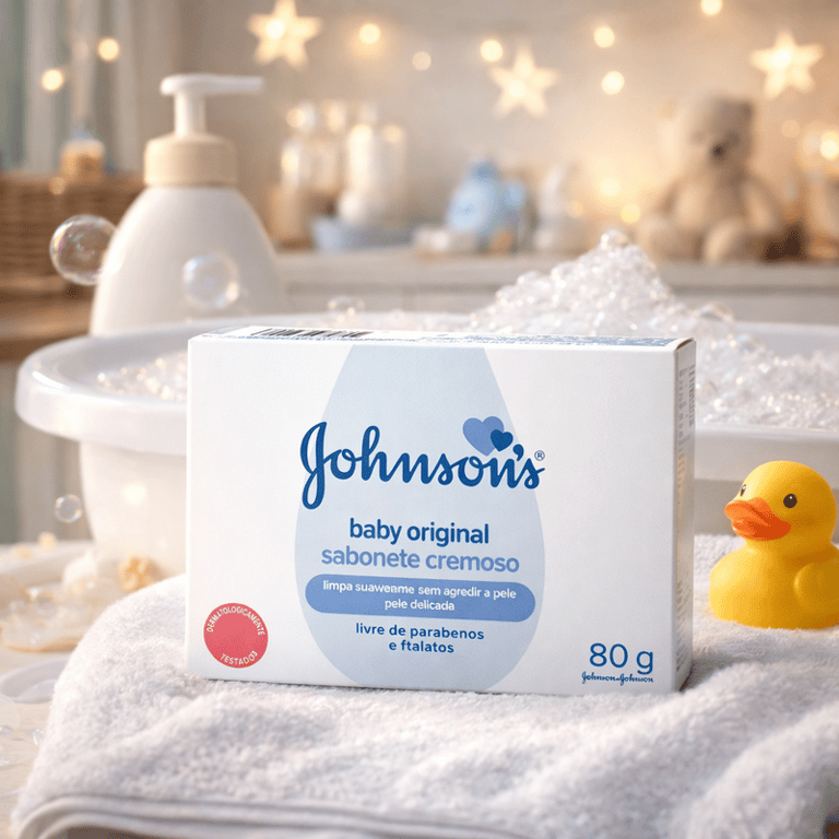 Sabonete em Barra Johnson's® Baby Original 80g