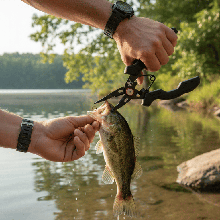 Alicate De Pesca Profissional Multifuncional Com Bainha