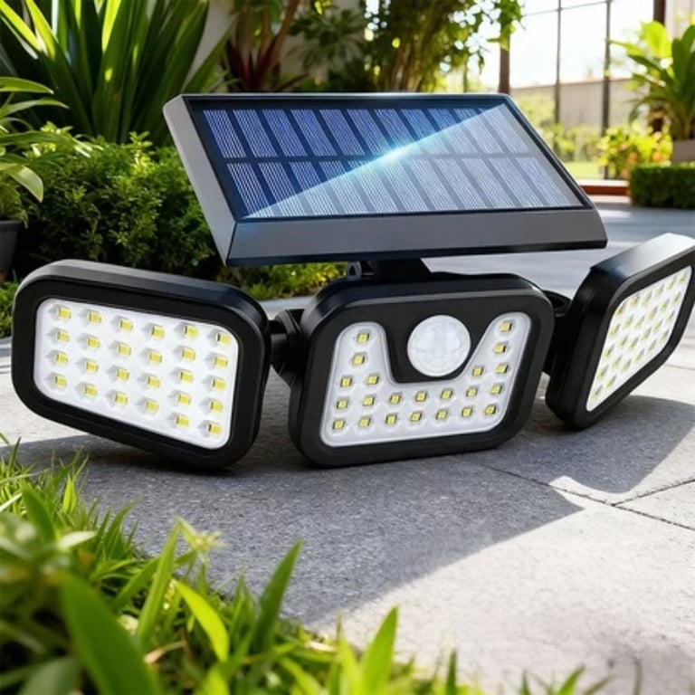 Refletor Solar Com Sensor de Movimento 